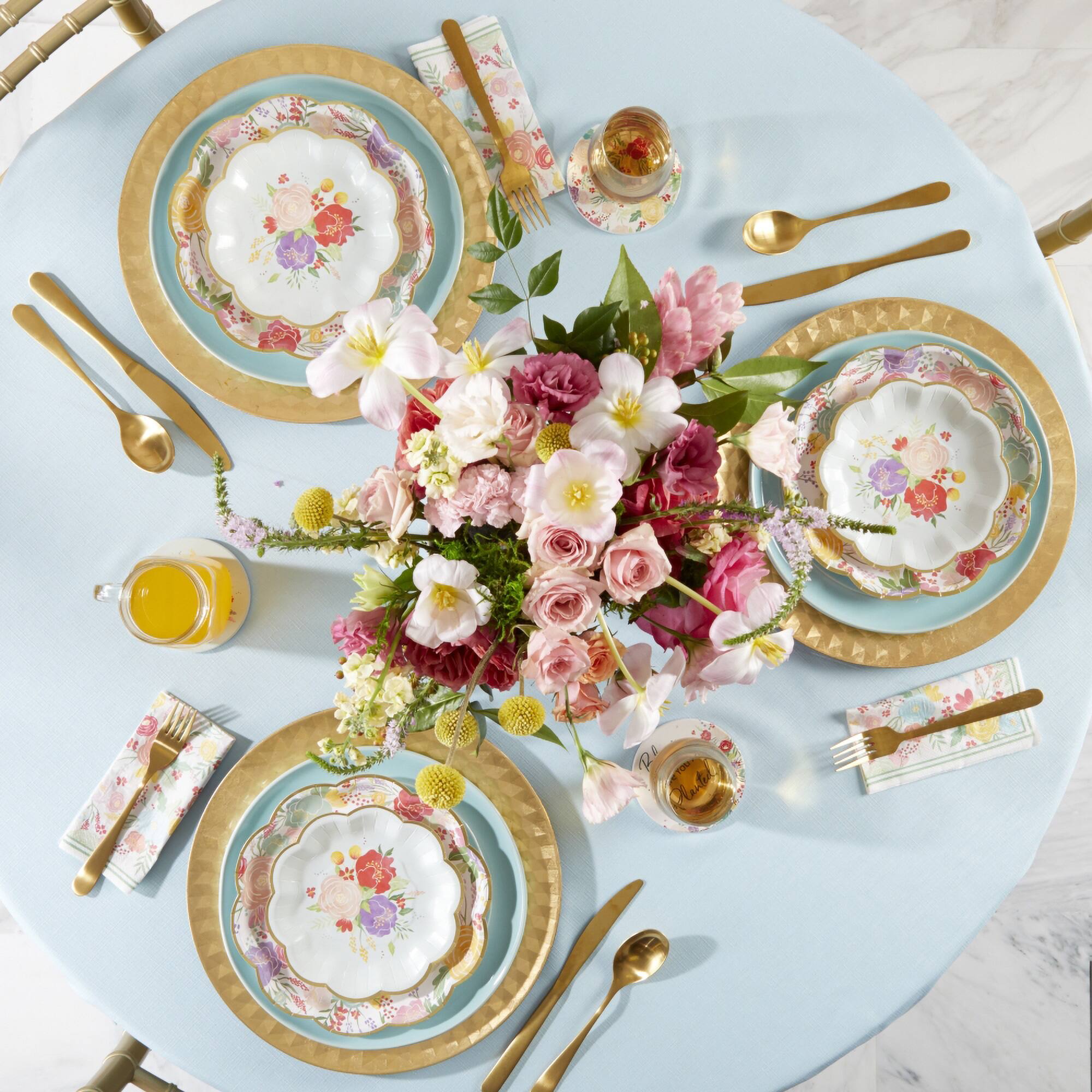Kate Aspen® Garden Blooms Party Tableware Set